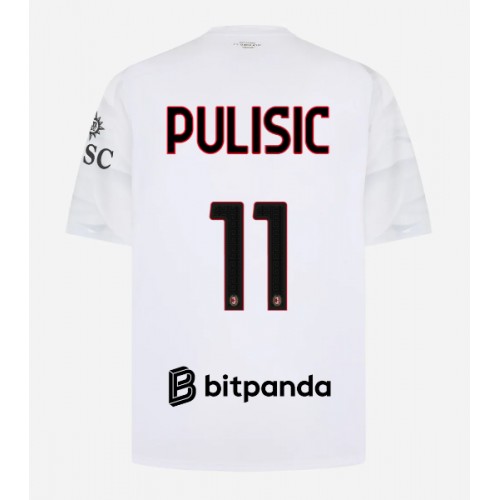 AC Milan Christian Pulisic #11 Vieraspaita 2026-27 Lyhythihainen